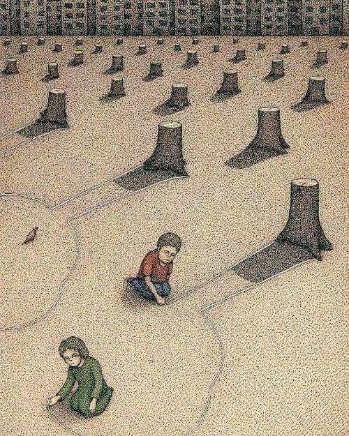 Kesilen her ağaç, çocuklarımızın mirasından çalınan bir hayat aslında.
#Doğayısev 
#Doğayıkoru
#Yaşkesenbaşkeser
#Ormanınadokuma