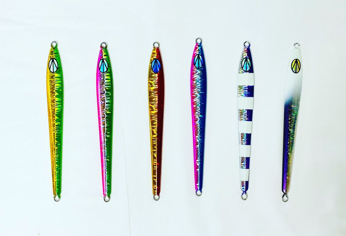 sammys_lures's tweet photo. 【フロー】

ブリ・青物をターゲットにしたサミーズ初のオフショアルアーです。

頭が平たく、左右非対称のほぼセンターバランスで、全方向に立体的にスライドアピールします。

引き重りが少ないので扱い易く長時間振り続けられ、ワンピッチやロングジャークなど

あらゆるアクションに対応する https://t.co/66841r3ETG