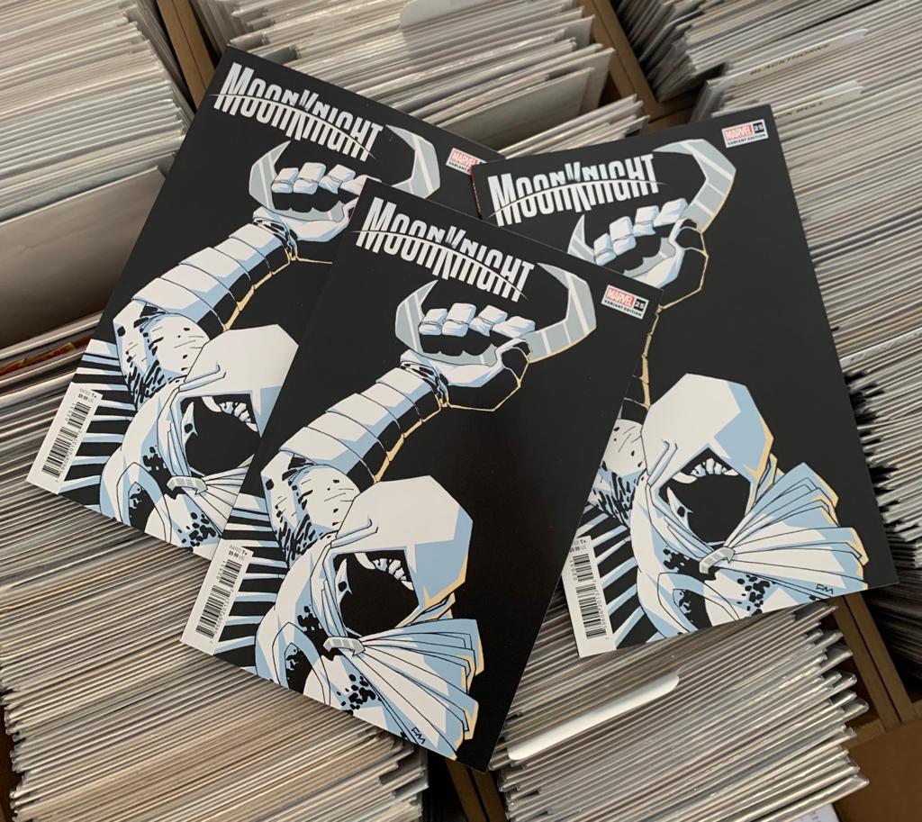 SalaDePeligro's tweet photo. ⚠️ATENCION CONCURSO⚠️ Sorteamos TRES de las variant covers de FRANK MILLER para Moon Knight.

Molonidad que también podéis encontrar en: https://t.co/KeuwiG22X2

Para participar: 
📌 Retuitea este tuit 
📌 Sigue a @radar_comics y @SalaDePeligro https://t.co/E5vHIDjibJ