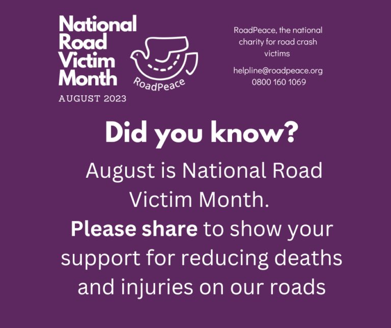 #RoadVictimsMonth #VictimsVoice #RoadSafety #Fatal4