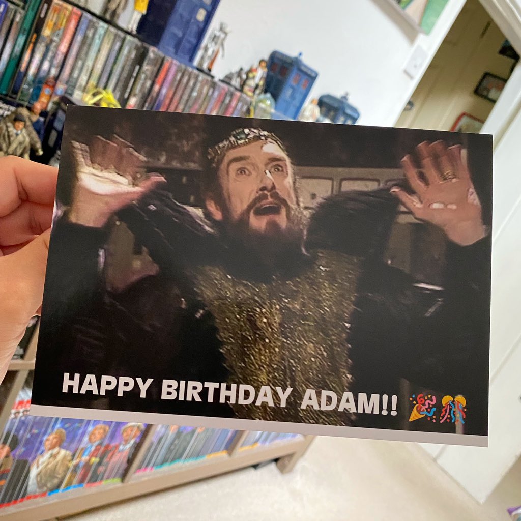 TheGeeksHandbag's tweet photo. “My dreams of conquest!”
Best birthday card EVER!.. from my good friend Adam Mamoun 😄
#Soldeed #DoctorWho https://t.co/mtC2pHY16e