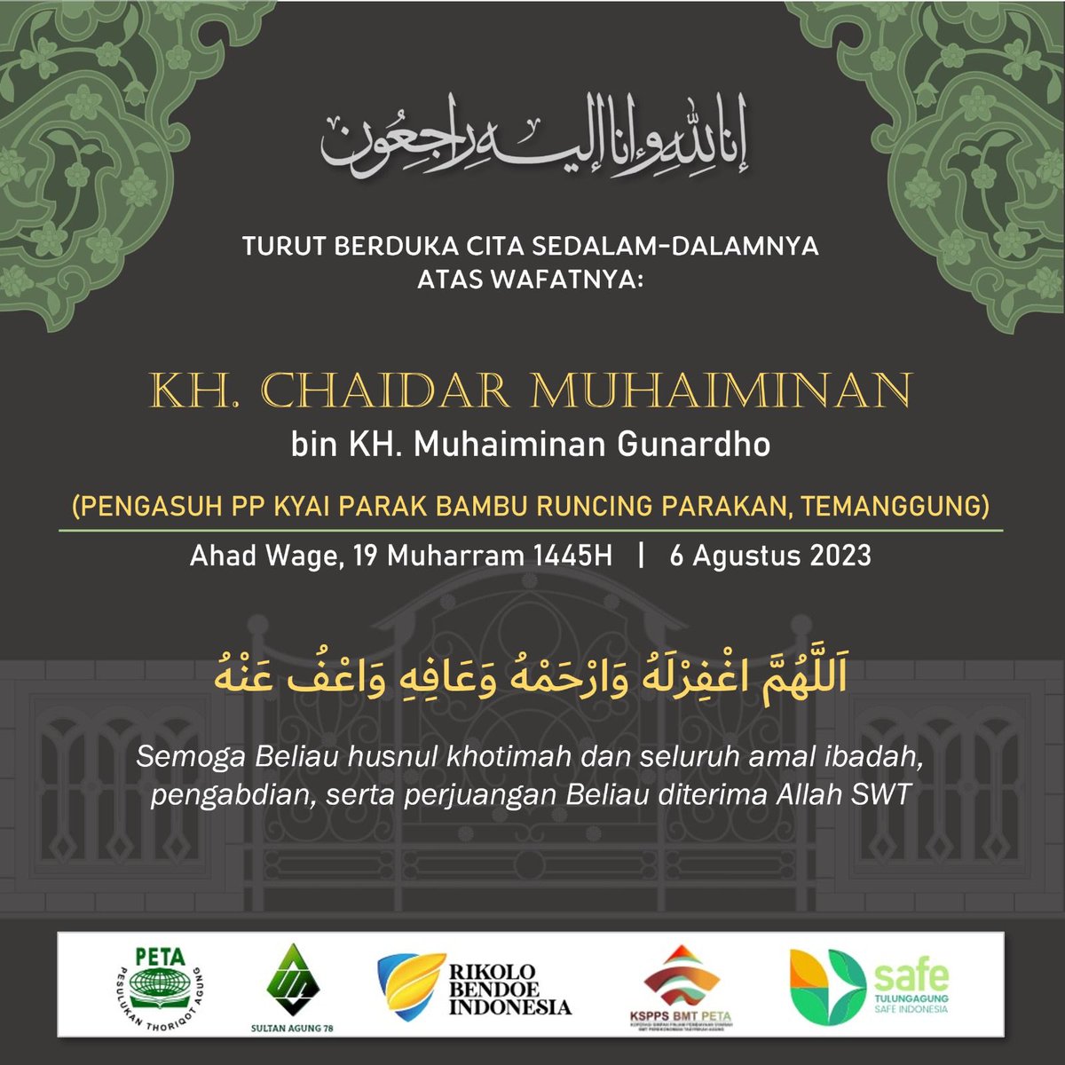 Sultan Agung 78 (@sultanagung78) on Twitter photo 