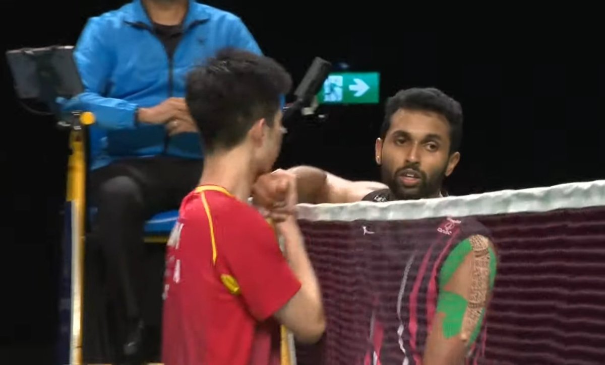 theone_xyz's tweet image. They gave their all. Splendid performance by both Hong Yang &amp;amp; Prannoy 🔥👏🏻

#AustralianOpen2023