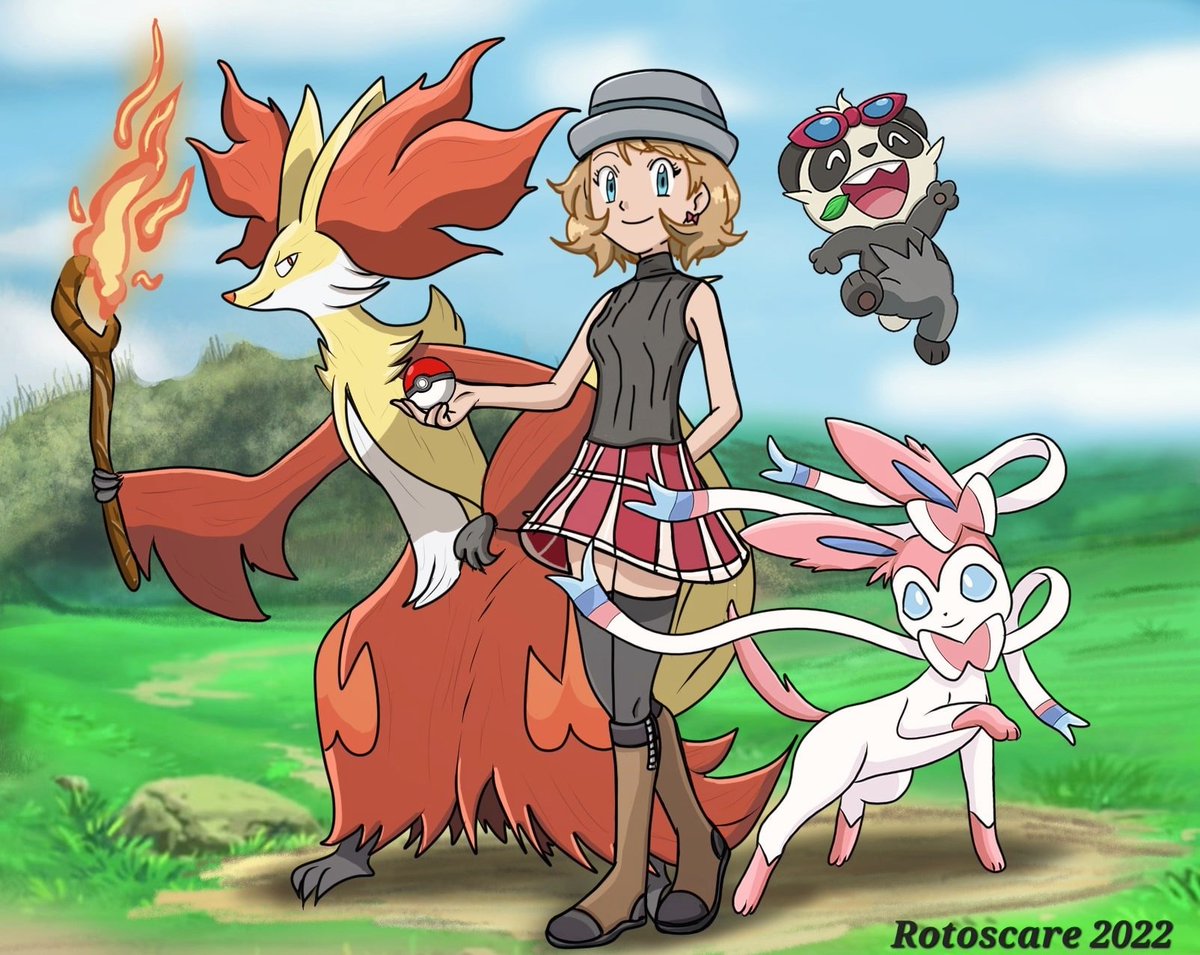 Rotoscare ⚒️ on X: Introducing Future AU Dawn! #Pokemon #au #pokemonart / X