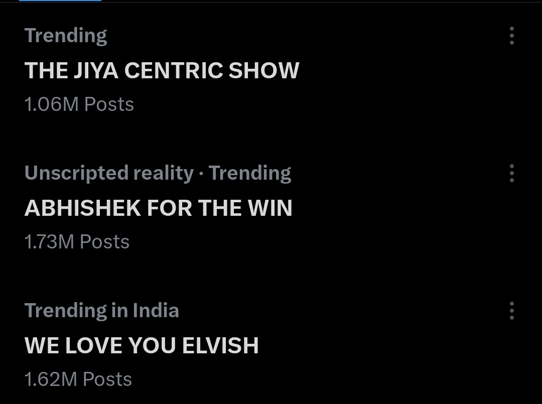 HERE IS TOP 3 >>>

" let's increase the speed " 

THE JIYA CENTRIC SHOW