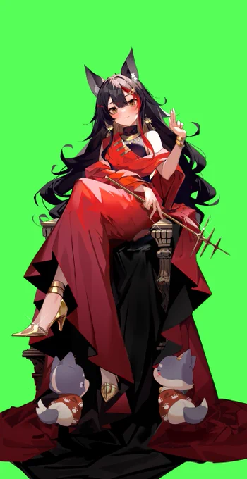 キャラ素材#みおーん絵 