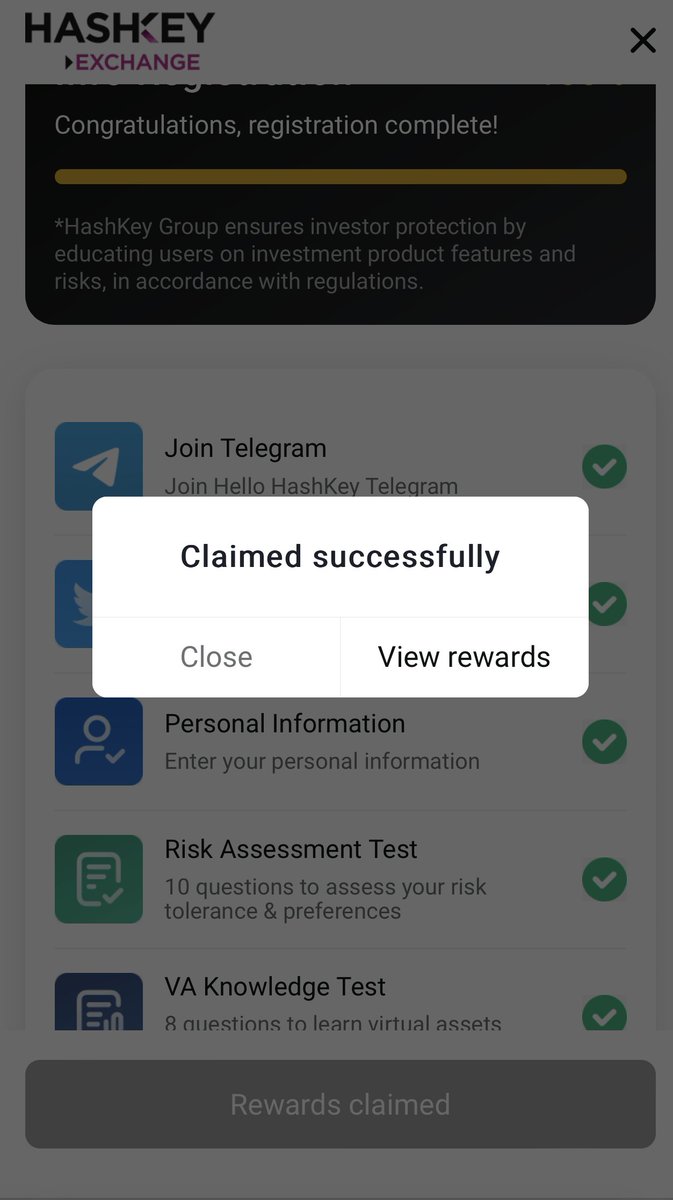 NickyPham_HC's tweet image. Nhận MIỄN PHÍ ngay 8 $HSK từ sàn Hashkey - Sàn Crypto có giấy phép hoạt động ở Hồng Kông

Sàn khá xịn được back từ quỹ lớn, dự phóng sẽ được tầm 100-200$ / 1 acc.

Airdrop phí làm kèo zkSync cho ae đã TYM VÀ RETWEET 

Chéo nhau nhé!

Hướng dẫn chi tiết 👇