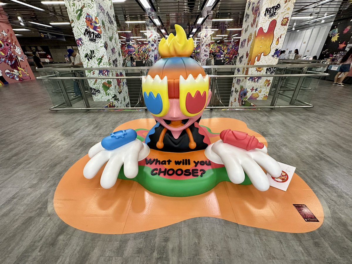 HeyNat's tweet image. #MetroArt @tu_illustratu is in action!!