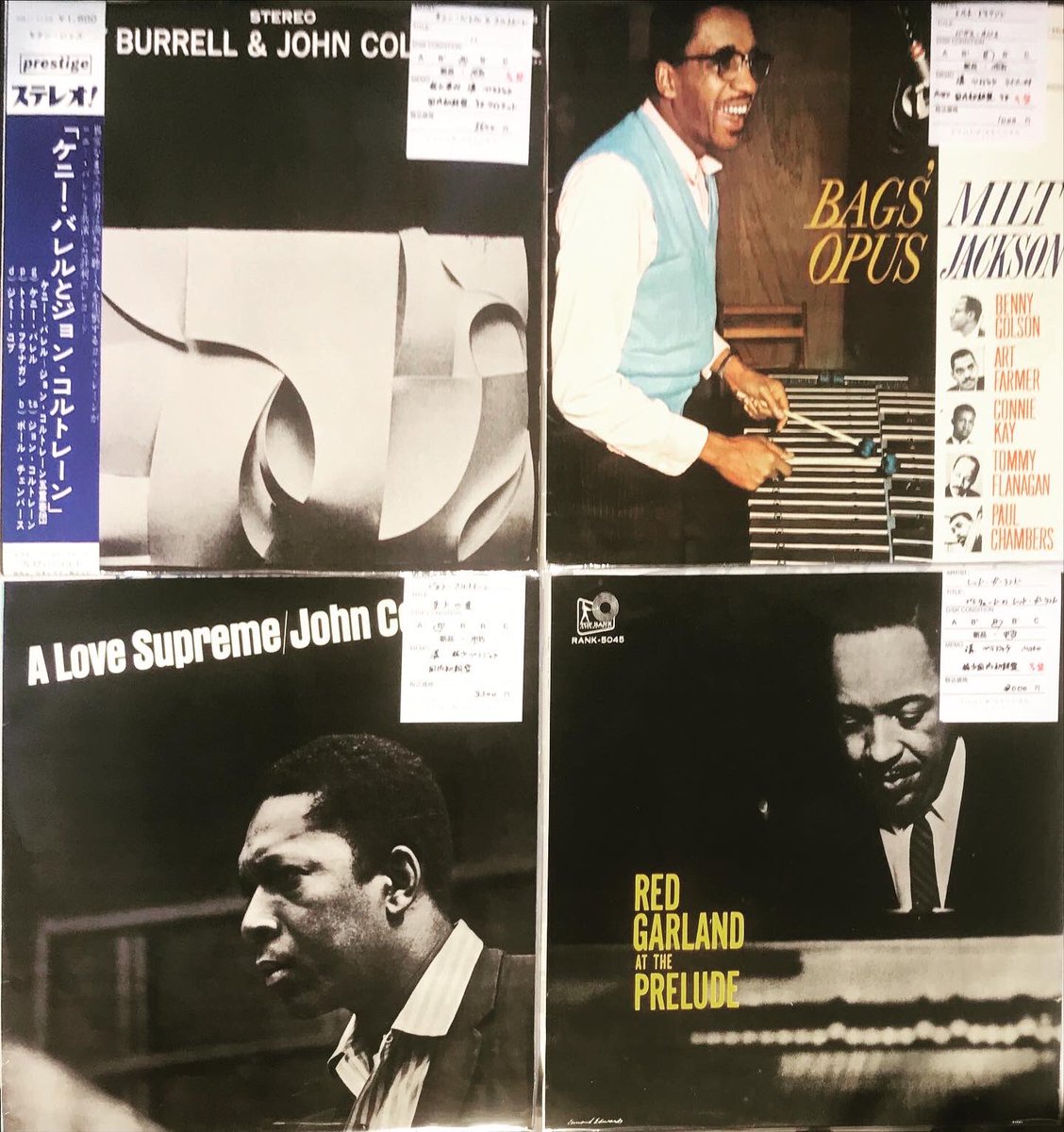 kanko_record's tweet photo. 【ペラジャケ】モダンジャズ国内初期盤まとまって入荷致しました!全てペラジャケ仕様。稀少な帯付や溝有りなどこれだけまとまって入るのは珍しいです。ぜひ✨
#kennyburrell
#johncoltrane
#miltjackson
#redgarland
#渡辺貞夫
#fatsnavarro
#charliemingus
#sonnyrollins
#milesdavis https://t.co/Iyj4mH2F48