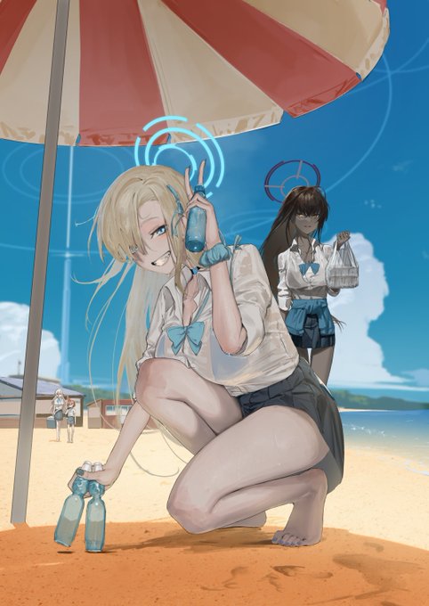 「ご主人様!ラムネ買ってきたよっ!」#ブルアカ 