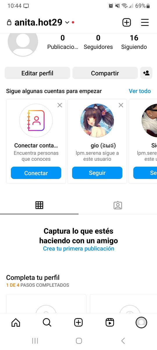 No me deja mandar privados chic@s os dejo mi insta s queréis os espero