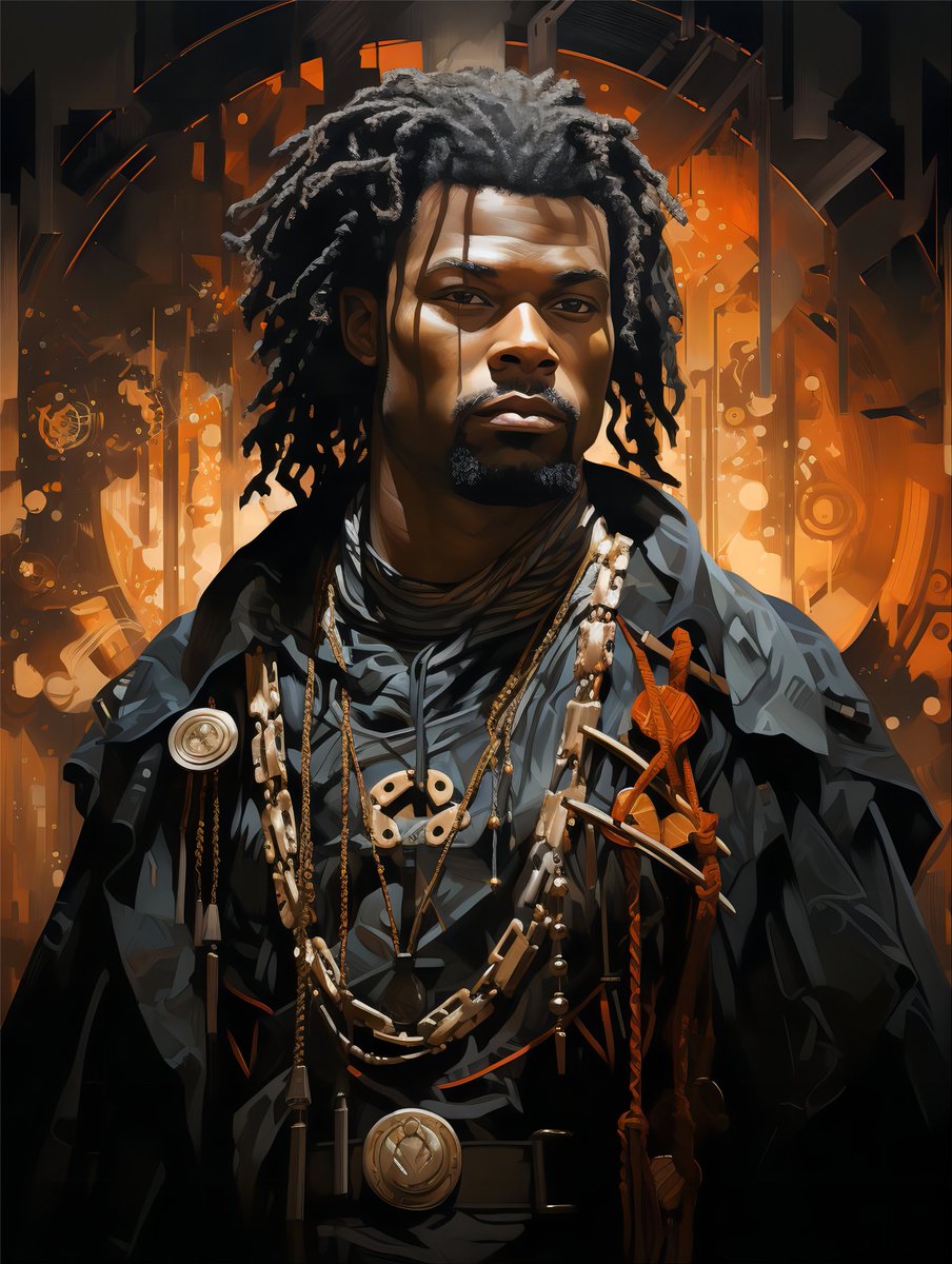 13enZGN_temple's tweet image. Afrocentrism -
This art piece is like a glimpse into the future, where we're embracing both tech and our roots. 💪💫
#TechnologyAndTradition #PowerOfAfricanCulture