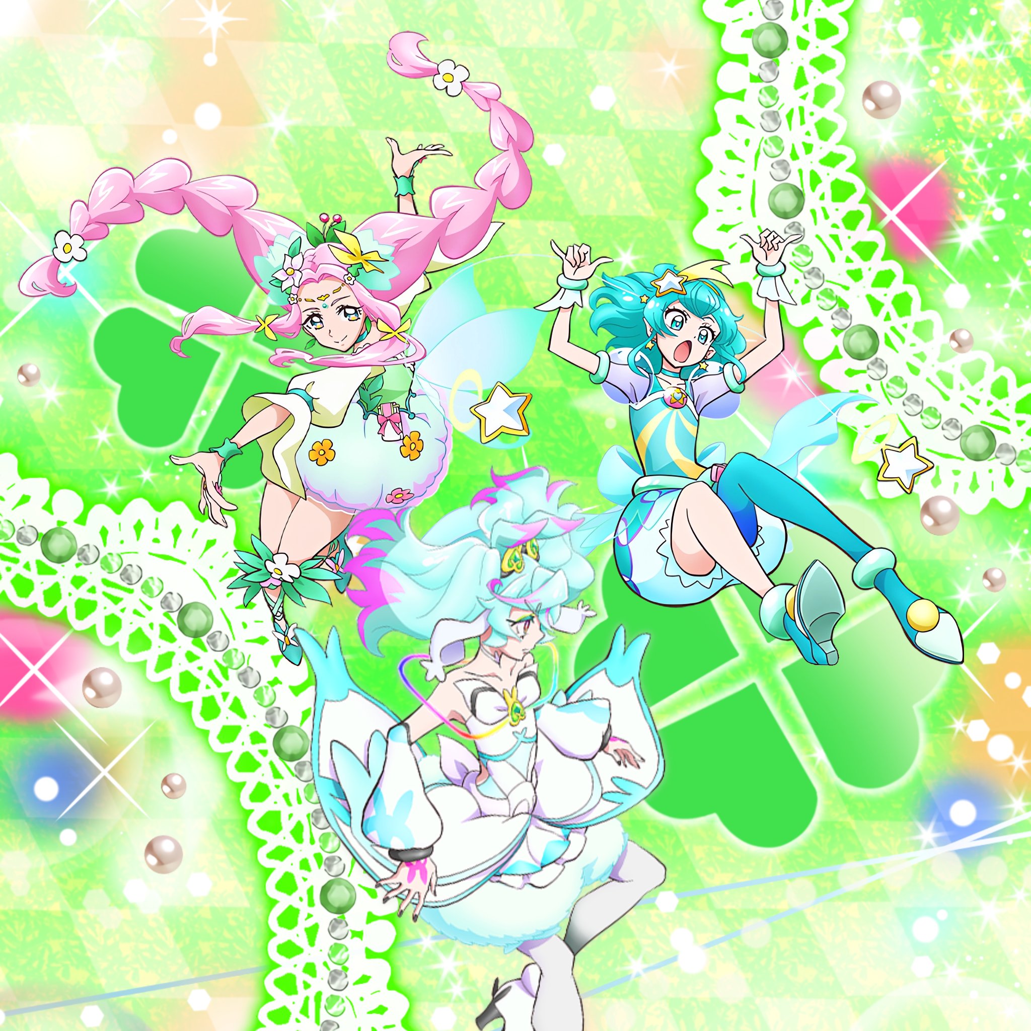 KuroYami on X: Green/Teal Precures from another world! Who's your