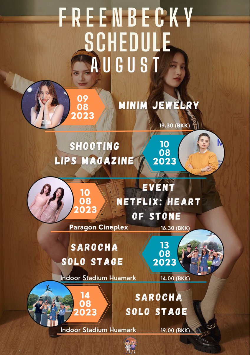 FBTroops_IDN's tweet photo. 🐰🦋 FRENBECKY SCHEDULE AUGUST 🧚🏻🦦
⚠️ Schedules can change anytime.
#srchafreen #beckysangels #FBTroopsIDN https://t.co/zCvdCuMGOM