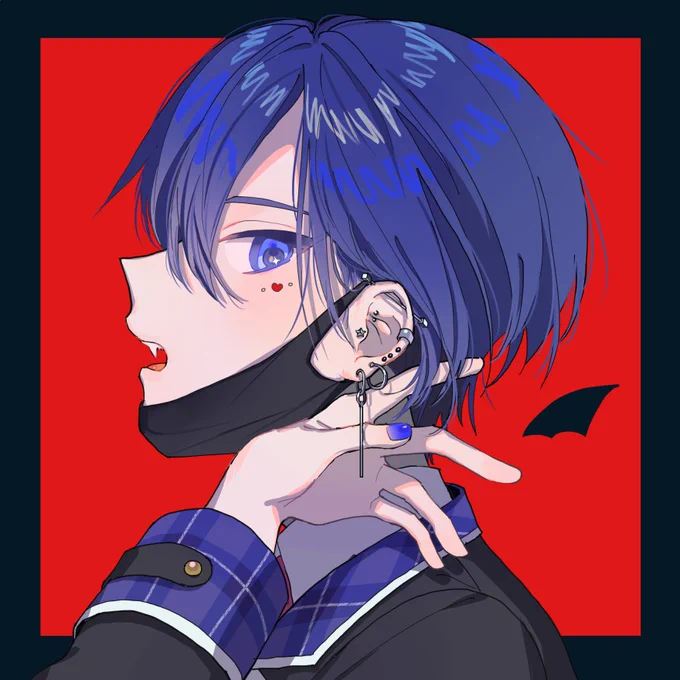 あたしヴァンパイア構図だったので寄せた  #prsk_FA