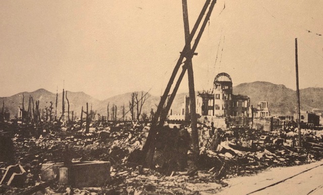 MichaelMears7's tweet photo. 'I climbed Hijiyama Hill and looked down. I saw that Hiroshima had disappeared. Finding nothing left of Hiroshima was so shocking that I simply can’t express what I felt. Hiroshima didn’t exist. Hiroshima just didn’t exist.' (A-bomb survivor, 78 years ago today) Lest we forget... https://t.co/eZ2KSj73vN