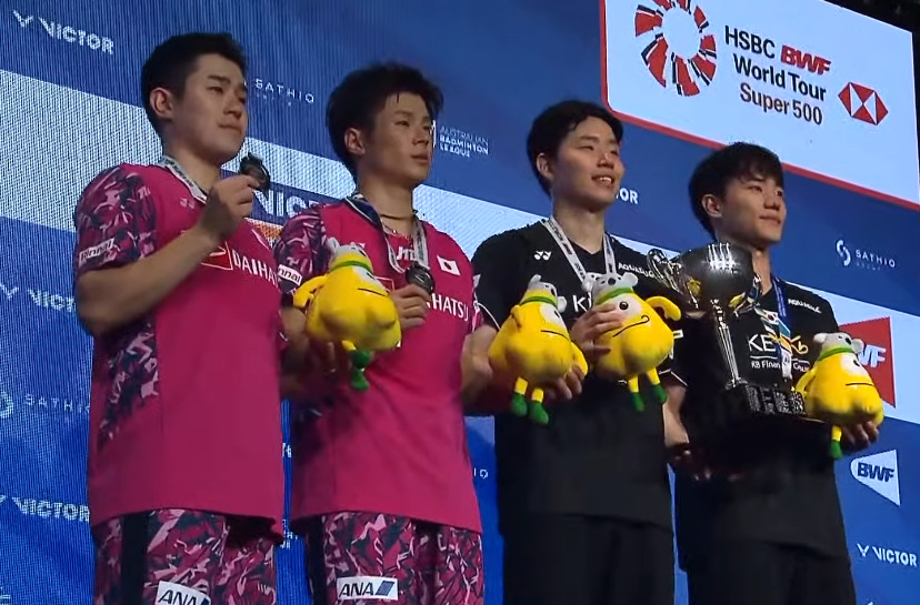 BadmintonTalk's tweet image. Men&apos;s Doubles - #AustralianOpen2023 

🥇Kang Min Hyuk/Seo Seung Jae (KOR)
🥈Takuro Hoki/Yugo Kobayashi (JPN)

Congratulations to both pairs!