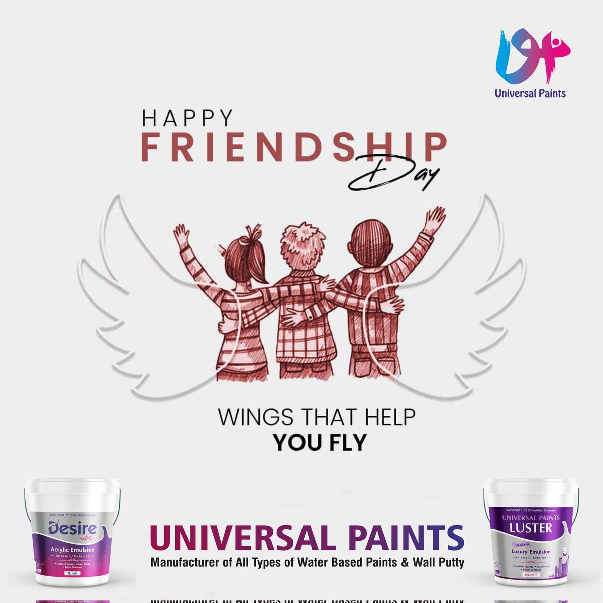PaintsUniversal's tweet photo. A Rare Color that truly cares ♥️ 
Happy friendship day 🎉
~ @universalpaints18
.
.
.
 #decorativeitem #paintsdoitbest #painterlyphotography #decorativescreens #decorativeideas #wallpaints #paintsdead #paintspraying #friendship #friendshipday https://t.co/MoBtHL9hzN