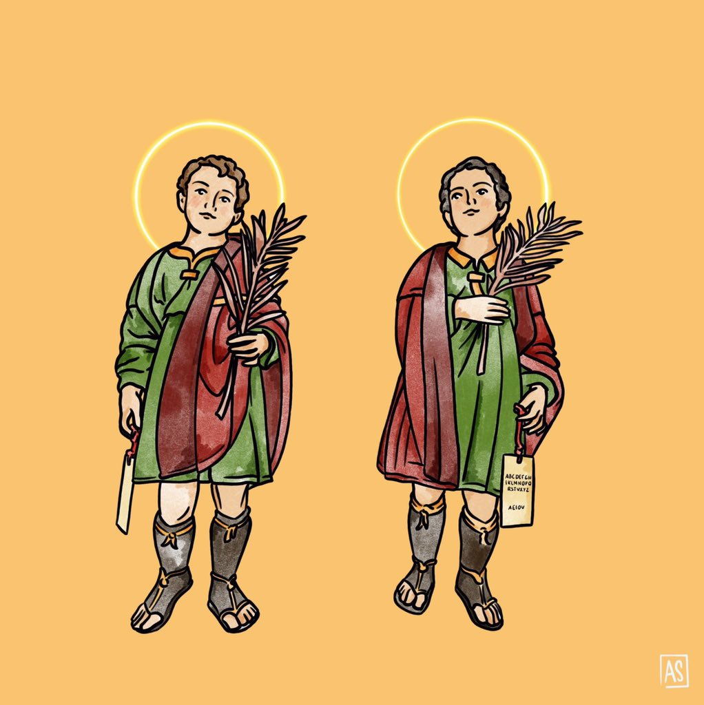 ¡Hoy es el día! El 6 de agosto de 306 eran martirizados los Santos Niños Justo y Pastor.

Por su fidelidad inquebrantable, siendo niños, se convirtieron en maestros y apóstoles.

¡Feliz día de los Santos Niños!
#YoSoy6deAgosto #SantosNiños #FiestasSantosNiños2023