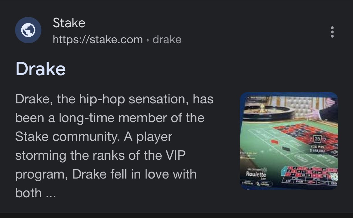 zedmonopoly's tweet photo. Warning ⚠️ I feel like Drake, jake Paul, Nick Diaz and the stake website have defrauded the public. Let me explain 

Drake betting $250,000 on Diaz was their way of promoting the Stake website and showing the public “hey look at I’m famous and I’m betting on Nick Diaz” ,  he didn’t really bet on Diaz just like he didn’t really bet on all the other fighters he has bet on and ended up losing. Surely you can’t be that bad of a gambler when you’ve lost all your bets.

My theory drake is working with the stake gambling website to bring in  losers known very well the fight is rigged and he intentionally bets on the loser so you can follow.   

Do not be a lamb!