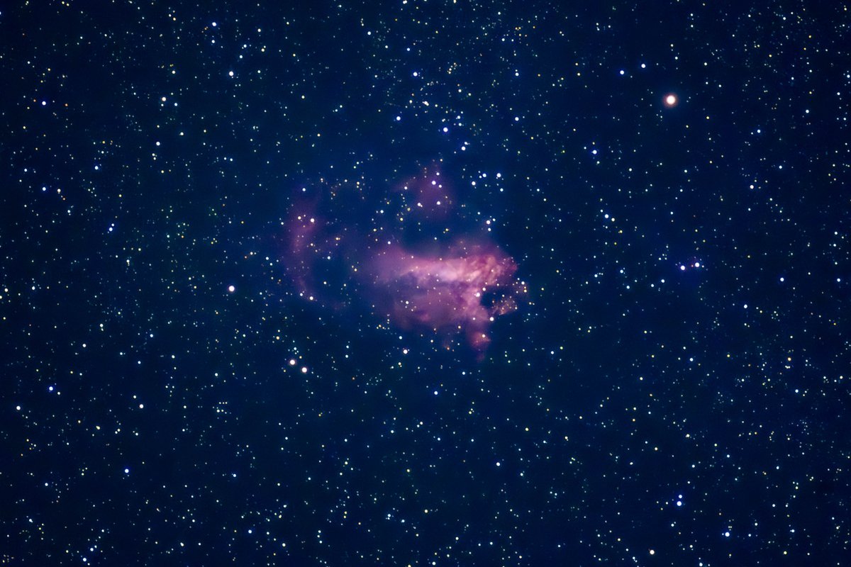 shiratama_Z30's tweet image. 天体望遠鏡で星雲を撮影してきました！
M17、M57、M27、M8
#NikonZ30