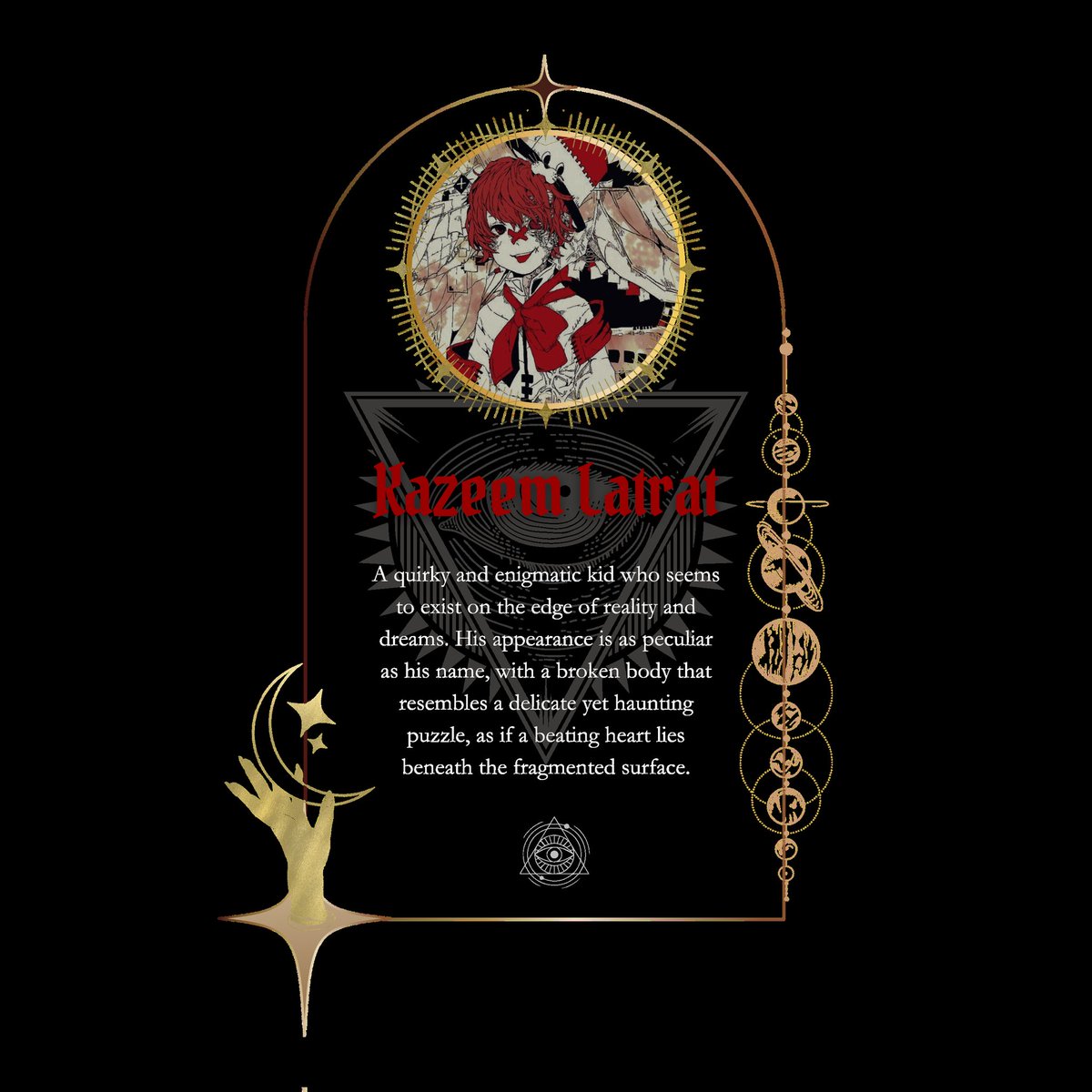 ㅤ
ㅤㅤㅤ✞∔✝  𝑪 𝑯 𝑶 𝑺 𝑬 𝑵

Kazeem Latrat
— <a href="/3rdvu/">* 𝕶𝖆𝖟𝒆𝒆͟𝒎.</a>

as  a  Light  Seeker  of  eternal  prosperity.  May  The  Seven  Princes  of  Hell  guide  your  path  and  grant  you  blessings  along  the  way.