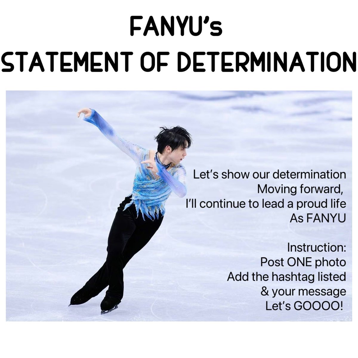 yuzuruspin's tweet photo. I’m not going anywhere 

# Fanyu決意表明
# 羽生結弦選手ご結婚おめでとうございます
# 羽生くんの幸せが一番の幸せ

RT &amp; SHARE if you are staying, too. https://t.co/js3PtxfMea