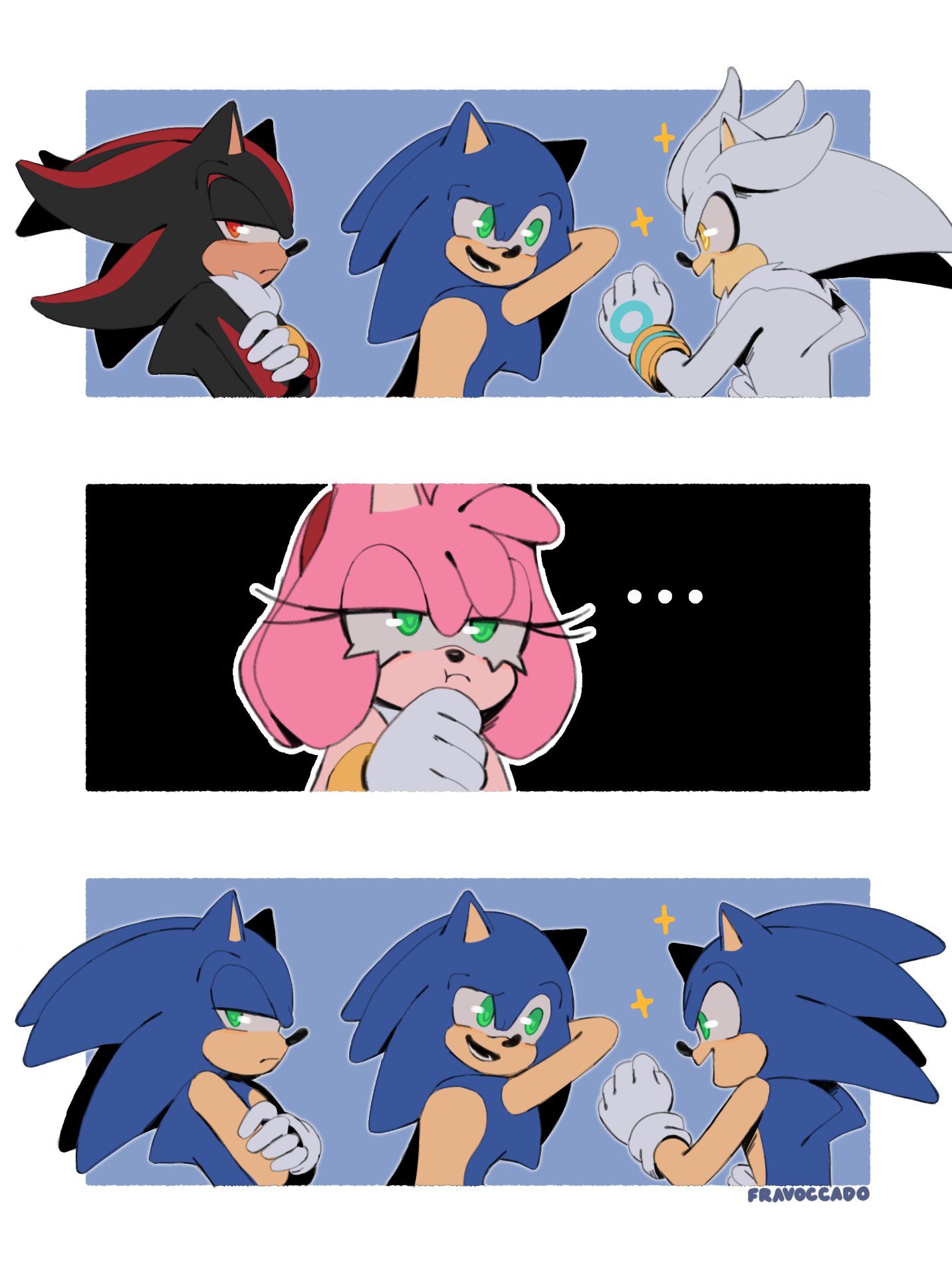 Daeream on X: First Part of my Sonamy Comic, 2k Special! There a