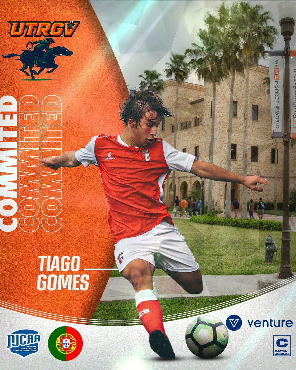 venturesoccer's tweet photo. Deal done! ✅ 

Congratulations to our player Tiago Gomes for his commitment to @utrgvmsoccer NCAA D1 program for the fall 2023!! 

As a partnership, we support Tiago through his journey and college placement!!

⚽️🇵🇹💼 https://t.co/eoxdMPKxa3