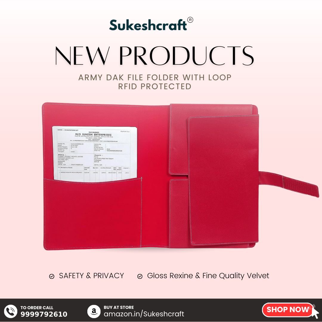 sukeshcraft's tweet image. 𝐒𝐮𝐤𝐞𝐬𝐡𝐜𝐫𝐚𝐟𝐭 𝐀𝐫𝐦𝐲 𝐃𝐚𝐤𝐅𝐨𝐥𝐝𝐞𝐫 𝐖𝐢𝐭𝐡 𝐋𝐨𝐨𝐩

𝗕𝘂𝘆 𝘁𝗵𝗶𝘀 𝗽𝗿𝗼𝗱𝘂𝗰𝘁 𝐚𝐭 𝐚𝐦𝐚𝐳𝐨𝐧 amz.run/6wxX
𝗧𝗼 𝗼𝗿𝗱𝗲𝗿 𝗖𝗮𝗹𝗹: 𝟵𝟵𝟵𝟵𝟳𝟵𝟮𝟲𝟭𝟬

#dakfolder #documentfolder #filesfolder #Sukeshcraft #OfficeStationary