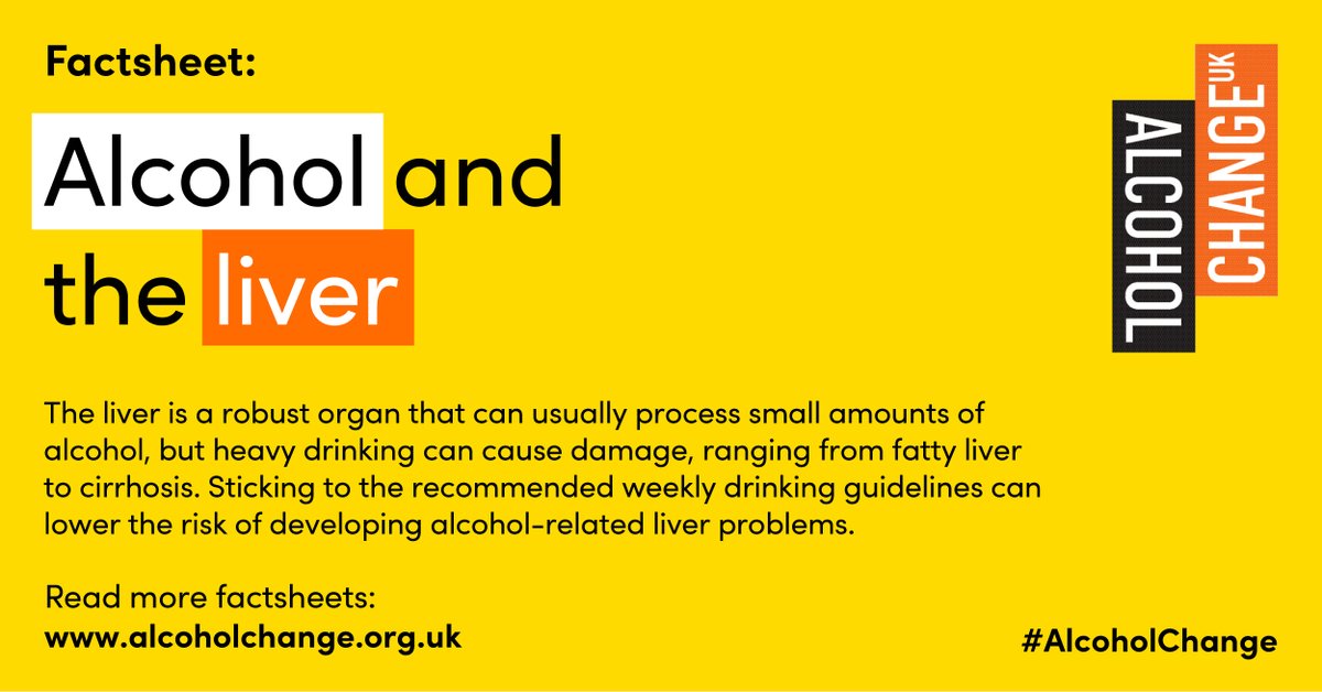 In the UK around 7,700 people die each year due to alcohol-related liver disease, who are mostly between 40 and 65 years old. 

It’s one of the only preventable conditions that is continuing to increase in the UK.

Read more: alcoholchange.org.uk/alcohol-facts/…