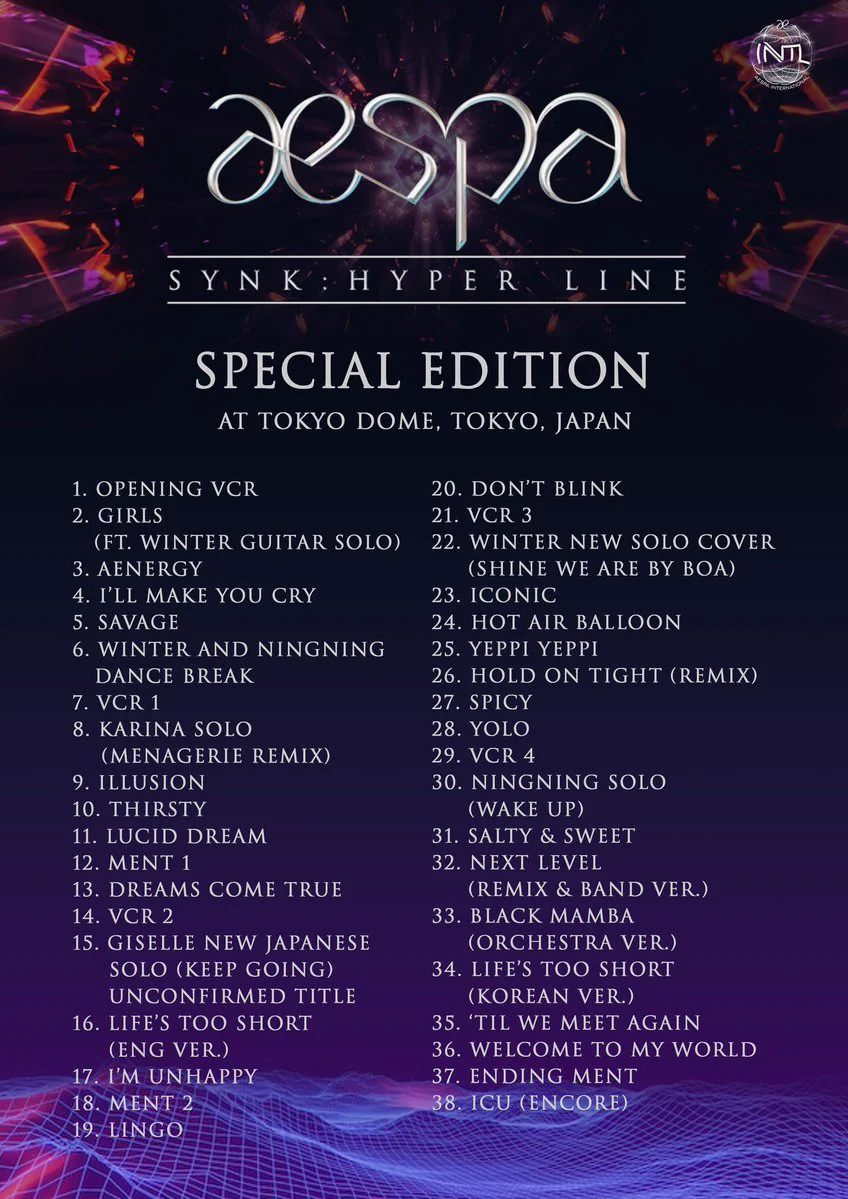 aespa/LIVE TOUR 2023'SYNK:HYPER LINE'in… F21xCYMacAApmB5?format=webp&