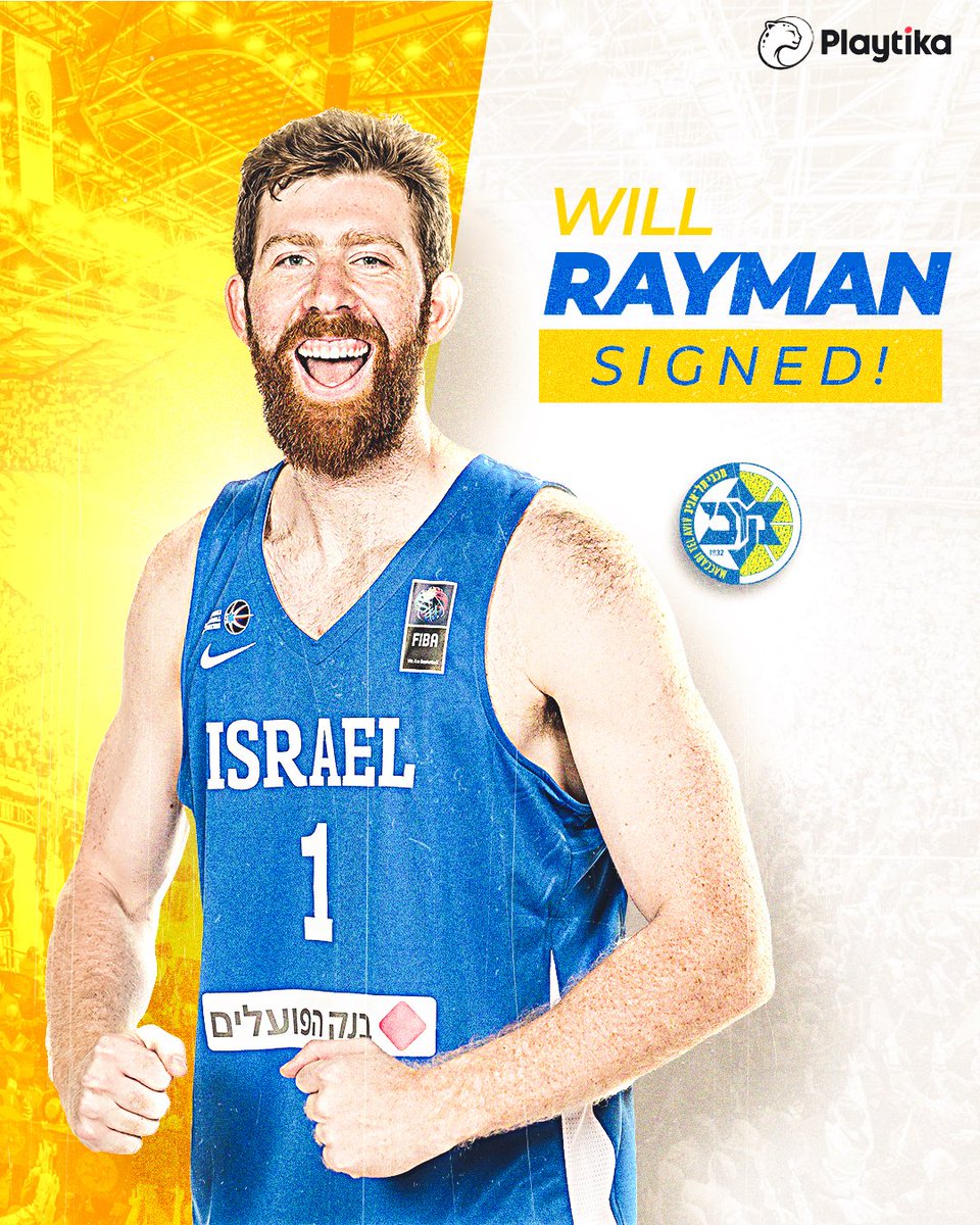 מכבי החתימה את וויל ריימן, שהושאל לעונה. 
כל הפרטים &gt;&gt; bit.ly/3YrExmC