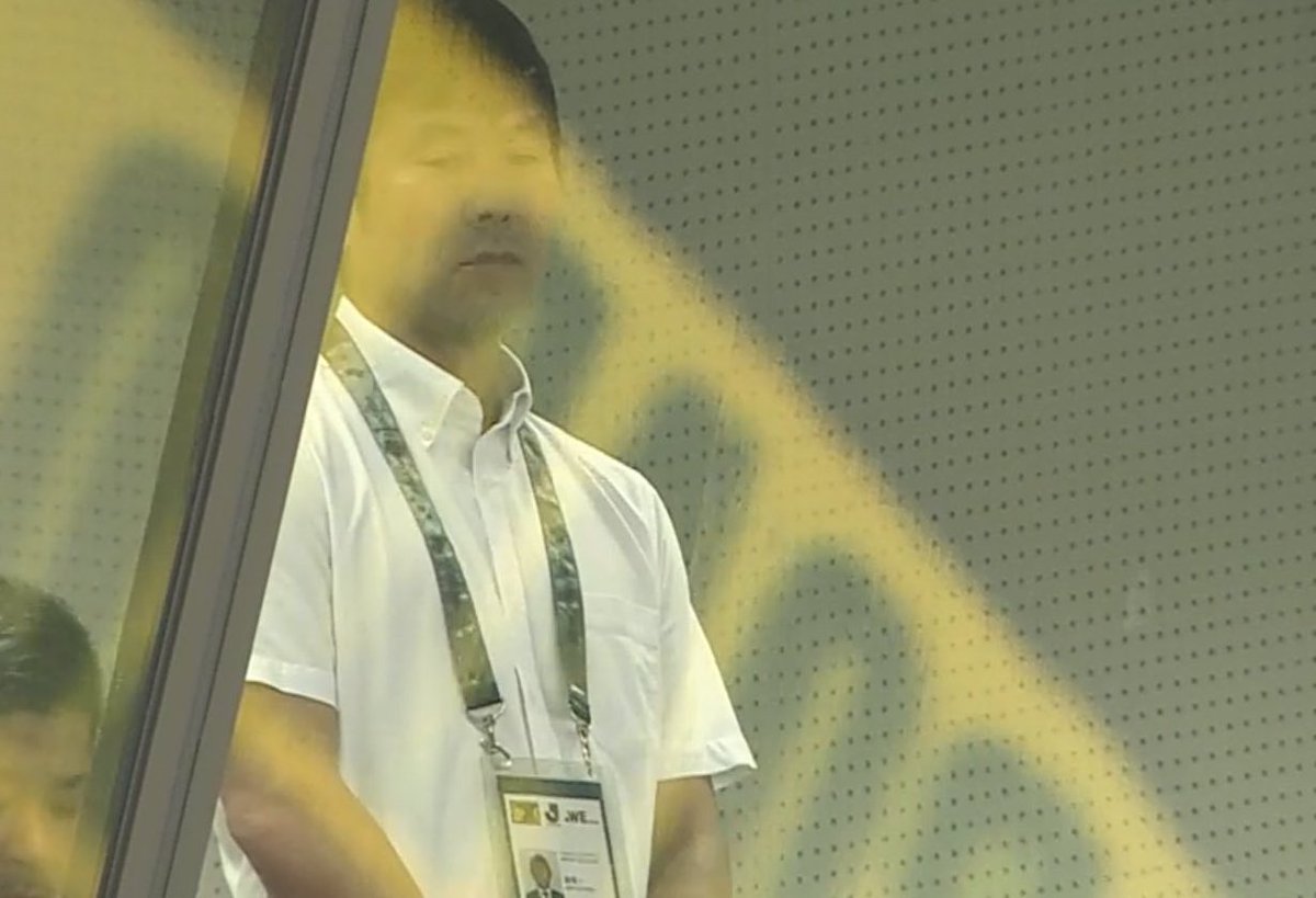 森保さん来てる。
誰を見に...