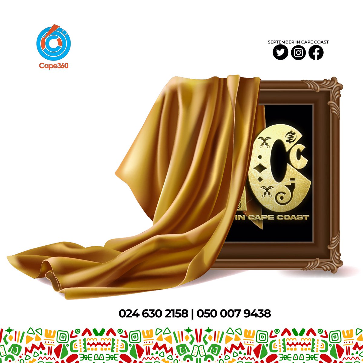 Join the team and tourism enthusiasts tonight for the official launch of September In Cape Coast 2023. 

Date: Sunday, 6th August, 2023 
Time: 7:15 PM. 
Link to join: 👇👇
meet.google.com/gpj-hnkp-cxd. 

Powered By : <a href="/cape360gh/">Cape360</a> 

 #septemberincapecoast #cape360 #visitcapecoast