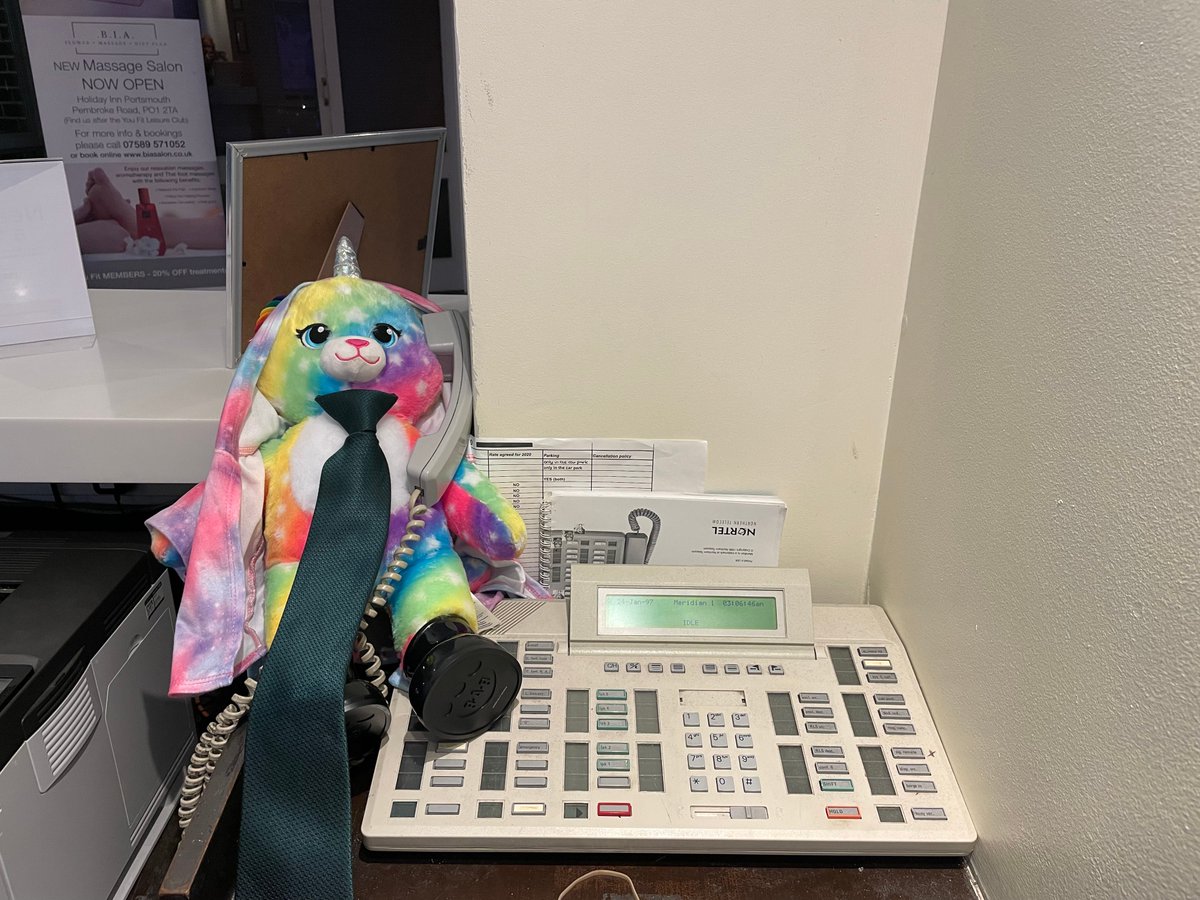 MinnieMyers's tweet photo. Thank you to Megan and the team at @HIPortsmouth. My daughter left her 'Build-a-Bear' at the hotel in February. We emailed yesterday and they replied that they had kept her safe and even had her working on reception.

Thank you so much, you have made a 7-year-old girl very happy https://t.co/pxSx7pnLmq