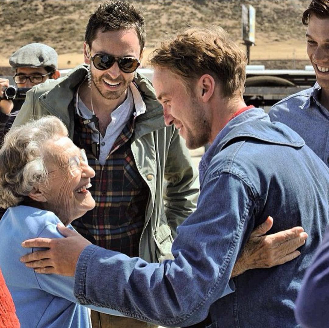 Magical_Abby's tweet photo. Tom Felton being kind to the elderly. That's it. That's the Tweet. https://t.co/SJ8go3sXu4