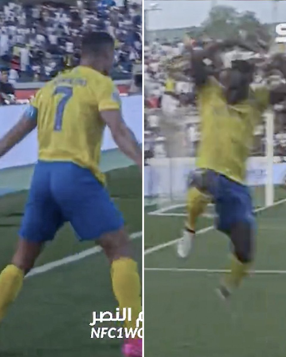 ESPNFC's tweet photo. Sadio Mane hit the SIUUUU while celebrating with Ronaldo 😂❤️

ICONIC! https://t.co/szFOHiqSS7