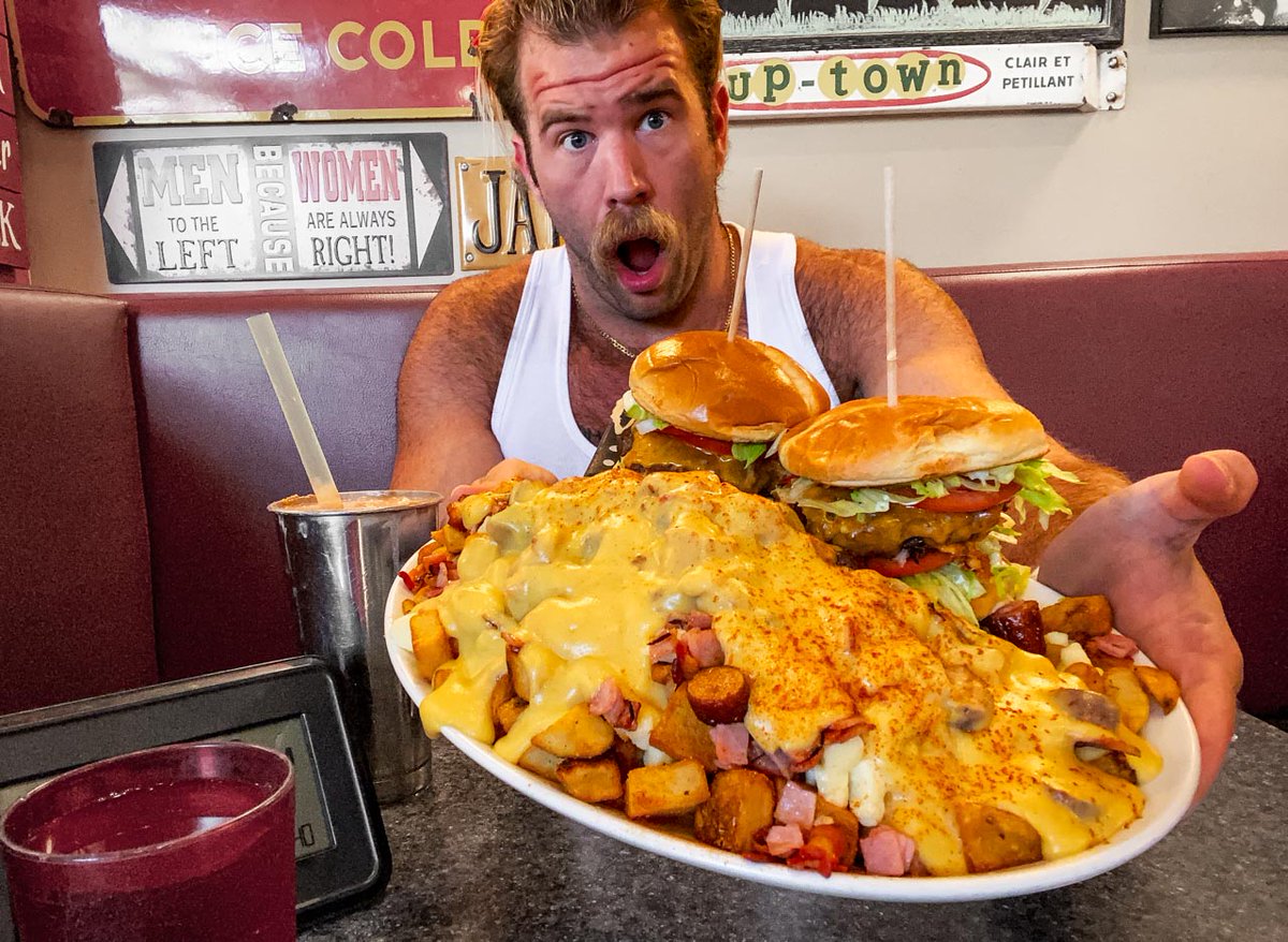 I traveled up to @wellingtondiner in Ottawa and took on their world famous 'Mac Daddy' Challenge! I was told by a waitress that she had never seen anyone defeat the Mac Daddy! Will I walk away from this one with a W? Find out by watching the video here: youtu.be/CbW0cMTKnH0