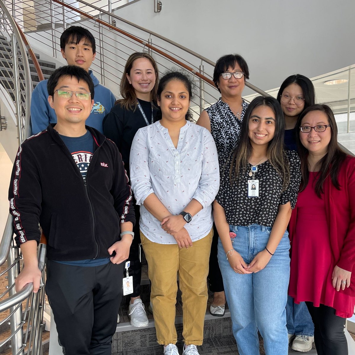 HTChaoLab's tweet photo. Grateful for the stellar young scientists working with us this summer! Celebrating phenomenal talks, superb posters, wonderful data, &amp; exciting med/grad school apps+ interviews! Huge welcome to our new PhD rotation students! #DuncanNRI @bcm_neurosci @bcmgenetics @TCHResearchNews https://t.co/OTHJEhT37V