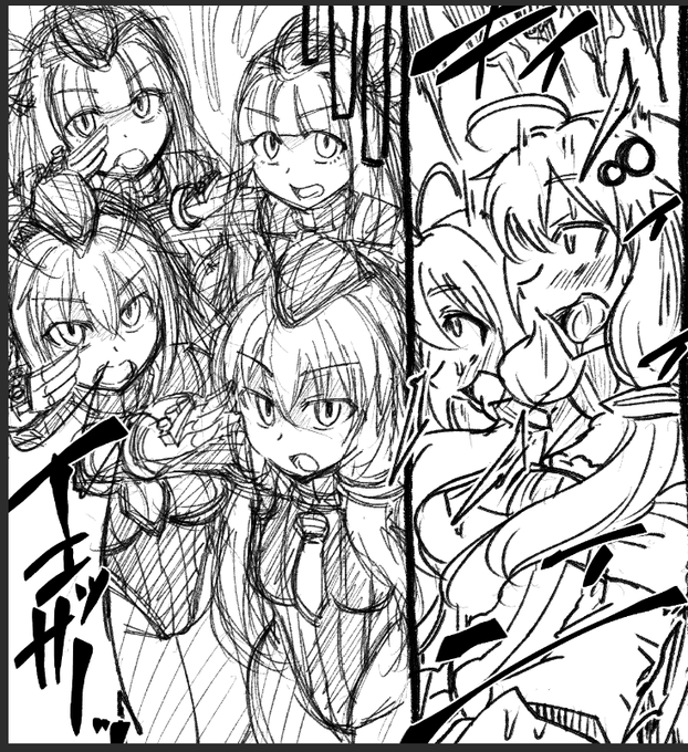 こんな感じで描こうかね～
堕ちに前後があると興奮するよね 