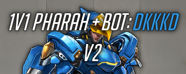 1v1 Pharah + Bot v2: DKKKD
- Updated for Overwatch 2
- Increased bot difficulty, new plays, added mercy beams
- Beat the bot and get your name on the bot
- Automatic Jump Jet on the ground to help struggling players
- Full description: workshop.codes/DKKKD