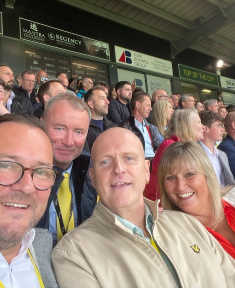 Great day at Carrow Road yesterday 💚💛
