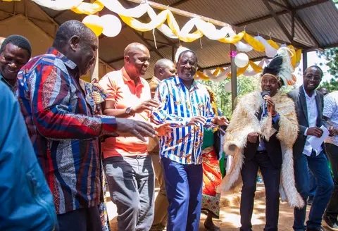 AzimioQueen's tweet photo. RT Hon. PM @RailaOdinga during a Church service &amp; fundraiser at St Tiberius catholic church Ekerubo Nyamira.

@Winnie_Odinga @AzimioTv @ongwen @OdoyoMcOremo https://t.co/XAFNSF9QJv