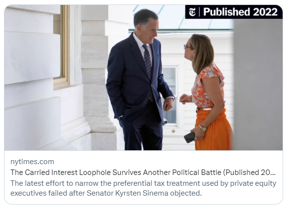 i just showed you guys this tax loophole two days ago. yesterday and article comes out on its extended.this is how billionares and millions pay less than teachers and what do you know it just got pushed forward again.  WE NEED TO STOP SHIT LIKE THIS