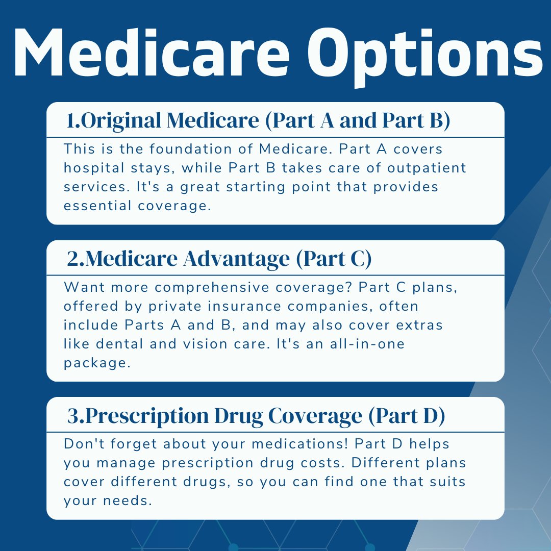 TOTALBENEFITS's tweet image. Calling all soon-to-be 65-year-olds! 🎂 Discover the various Medicare options and find the perfect coverage for your healthcare needs! 🏥💙
Don't hesitate to reach out and explore your options.  #MedicareOptions #Turning65 #HealthcareJourney