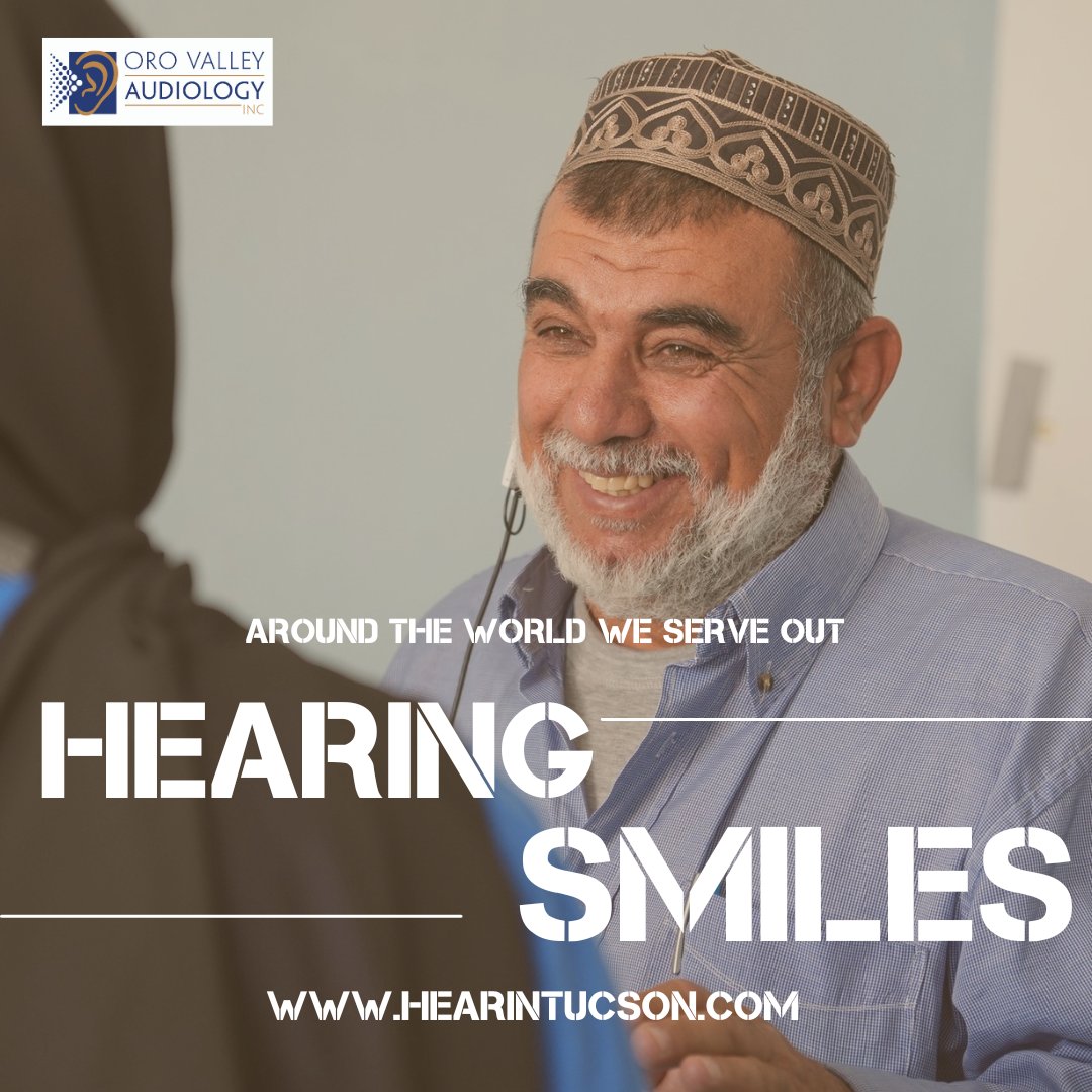 HearInTucson's tweet photo. Champions for change! Our giving partner Hearing The Call has embraced the vision and stepped up to create a better future for those in need. Check out this hearing smile from a humanitarian trip to Birzeit University in Palestine. #TogetherWeCan #OroValleyAudiology https://t.co/Q52xdShqcX