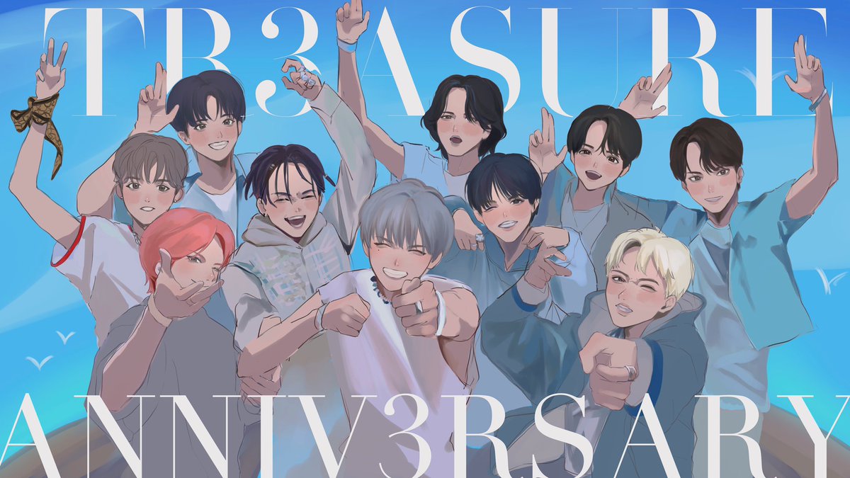 BA112723's tweet photo. おめでとう🎊🎊🎊‼️
 #TR3ASURE_ANNIV3RSARY_2023 https://t.co/m06Y7K1lq1