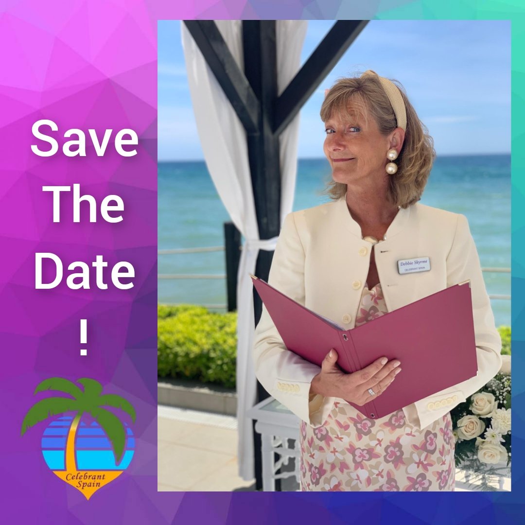 Celebrating ahead of time!
You want me to officiate on a particular date in 2024 or 2025, you've got to get in quick to #savethedate for your #wedding in #Spain