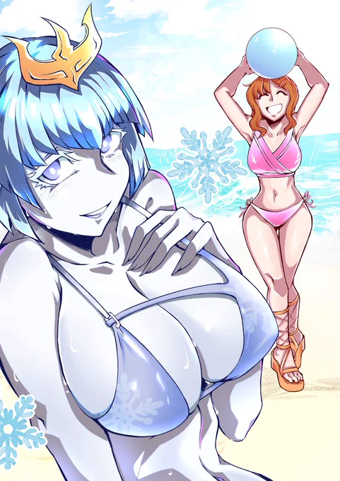 今週のオマケは、ギャル勇者と仲良くなって夏の海に挑戦する、四天王がひとり、氷の女王! 水着回といえばハプニング……?  
